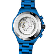 Abyss Skeleton Chronograph – Blue Steel Edition
